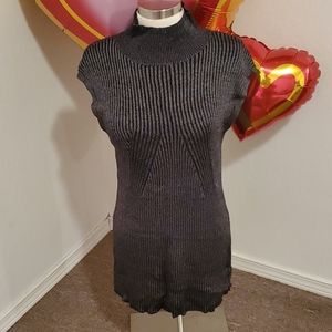 Valette Shimmery Black&Grey Dress